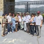 सैन्यधाम के मुद्दे पर पूर्व सैनिक विभाग का धरना-प्रदर्शन